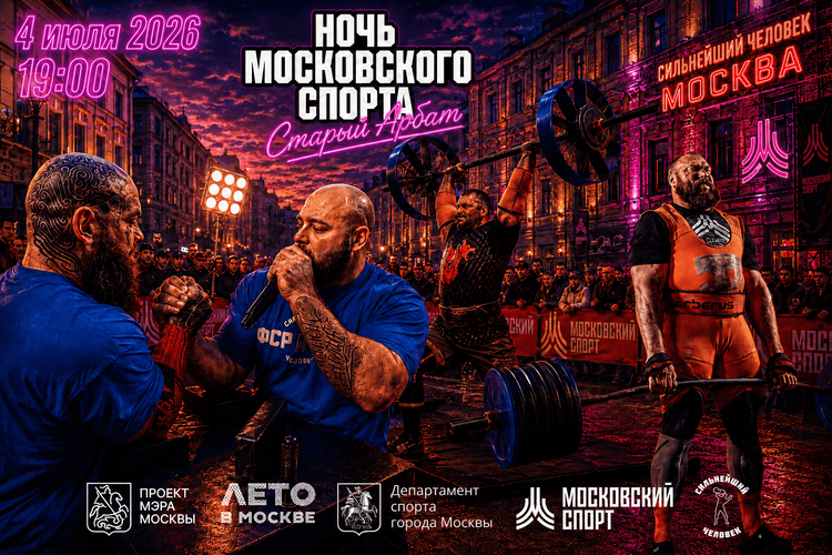  «Cильнейший человек» Ночь Московского спорта 2