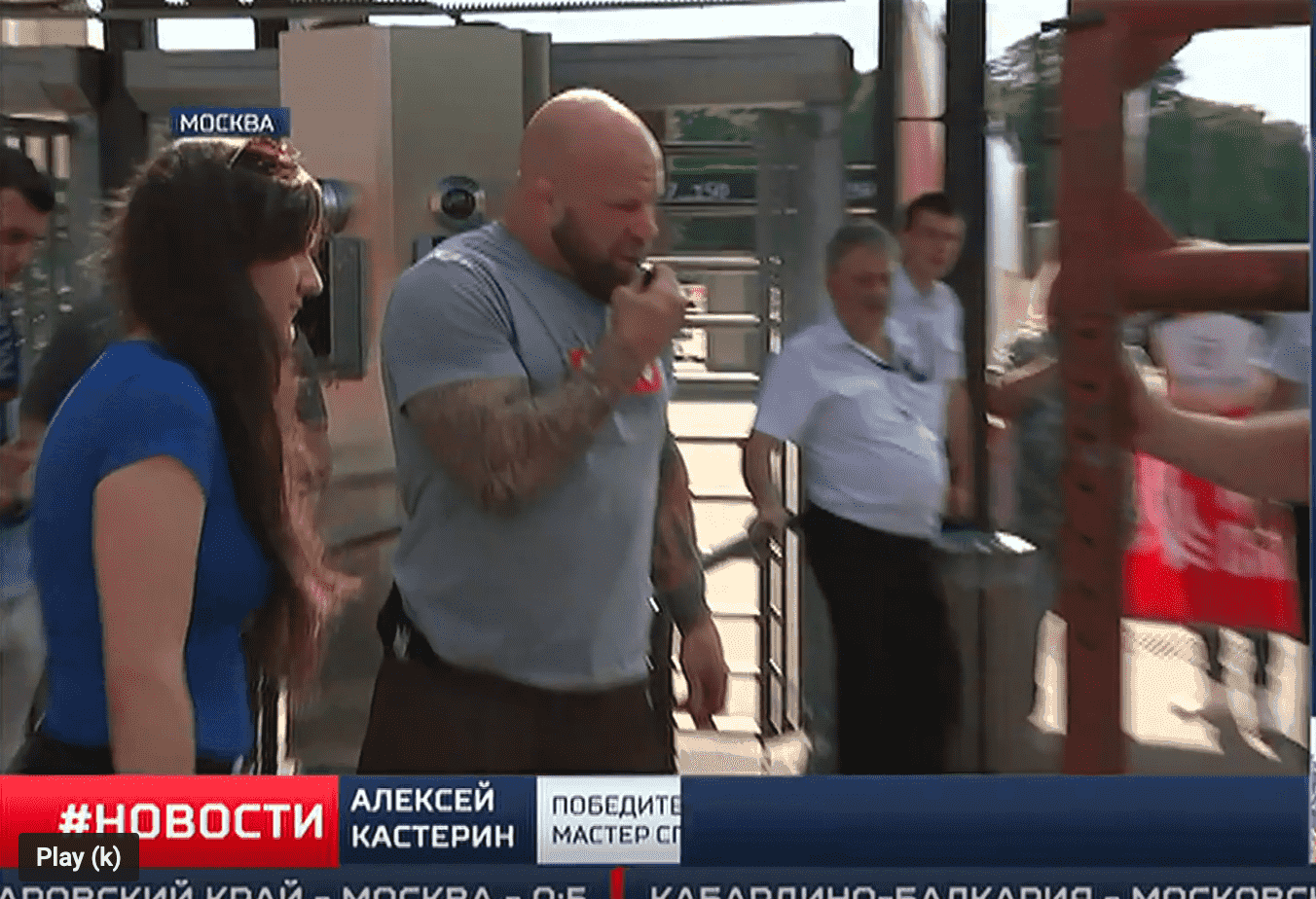 МАТЧ ТВ. Strongman Battle. Джефф Монсон 1